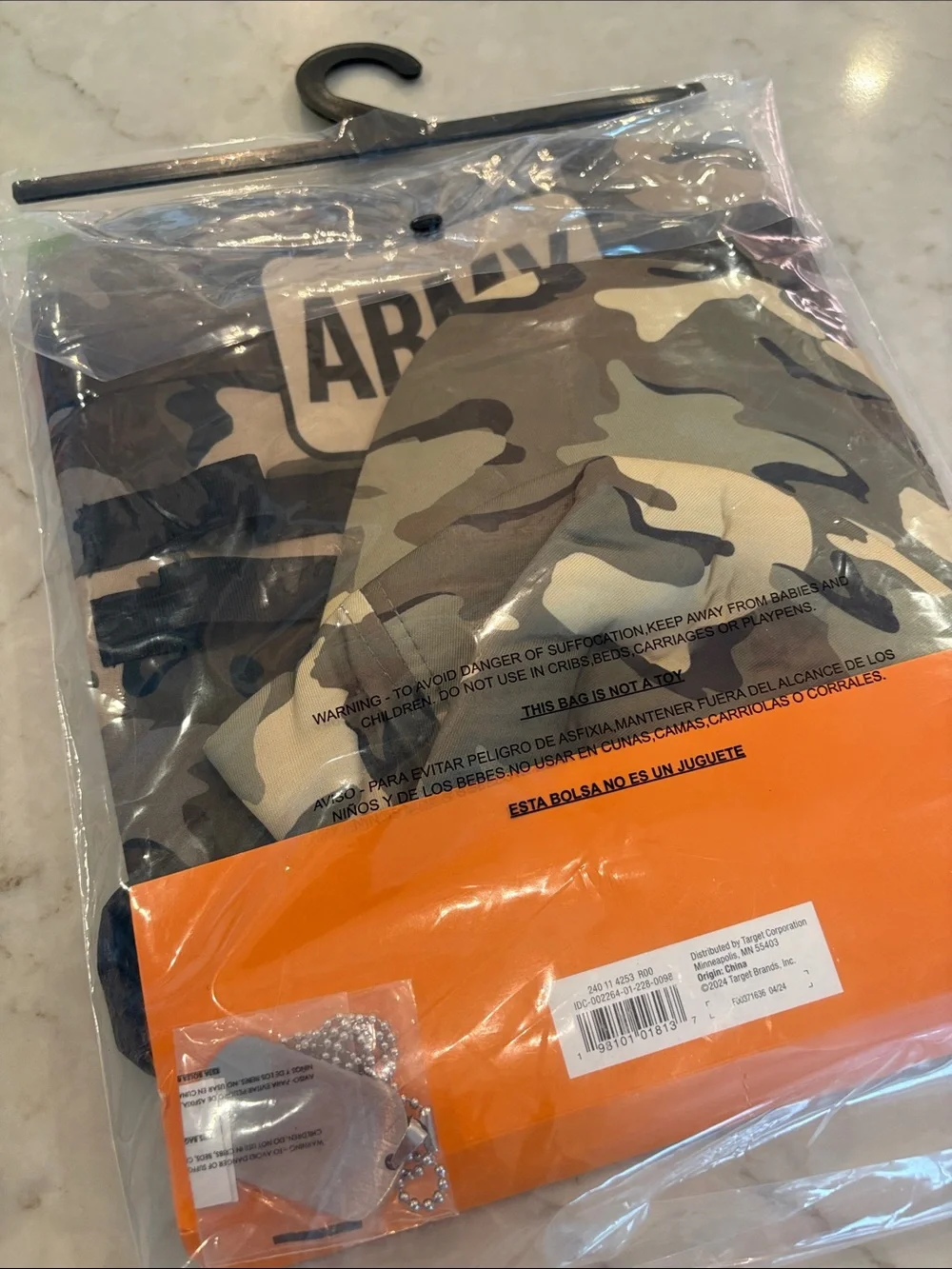 Hyde and Eek! Kids Soldier Costume - Green Camouflage
